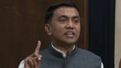 Goa chief minister Pramod Sawant (Twitter/@DrPramodPSawant)