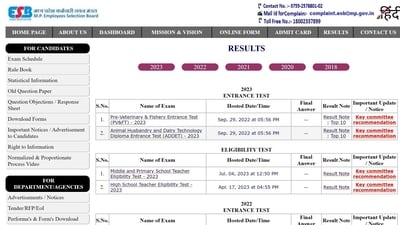 MPESB releases ADDET and PVFT 2023 results; download admit card from esb.mp.gov.in MPESB releases ADDET and PVFT 2023 results; download admit card from esb.mp.gov.in
