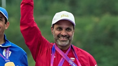 Al-Attiyah picked up shooting hoping it would help him focus better in rallying. (PTI) Al-Attiyah picked up shooting hoping it would help him focus better in rallying. (PTI)