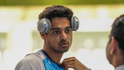 The 21-year-old has medalled in each of his four competitions in Hangzhou. (PTI) The 21-year-old has medalled in each of his four competitions in Hangzhou. (PTI)