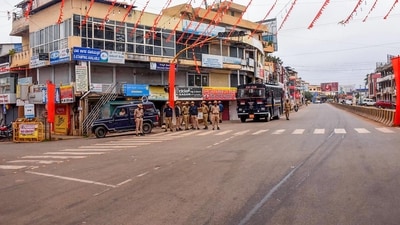 The 'Kannada Okkoota' called for a Karnataka bandh on Friday to protest the release of water to Tamil Nadu. The bandh was well-received in Bengaluru and other southern regions of the state, causing disruptions to regular activities. (PTI) The 'Kannada Okkoota' called for a Karnataka bandh on Friday to protest the release of water to Tamil Nadu. The bandh was well-received in Bengaluru and other southern regions of the state, causing disruptions to regular activities. (PTI)