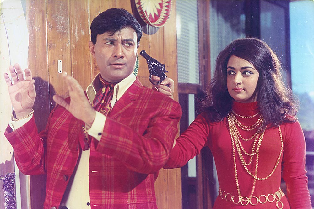 With Hema Malini in Johny Mera Naam (1970), one of his biggest hits. With Hema Malini in Johny Mera Naam (1970), one of his biggest hits.
