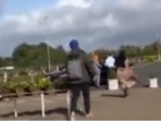 In order to prevent any potential altercation, India's High Commissioner and Consul General decided to leave the premises shortly after his arrival on Saturday.