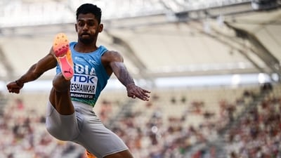 Murali Sreeshankar and Jeswin Aldrin qualify for men's long jump final (AFP/File Photo) Murali Sreeshankar and Jeswin Aldrin qualify for men's long jump final (AFP/File Photo)