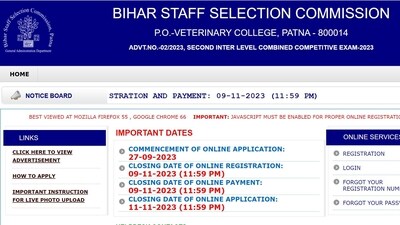 Bihar SSC Begins Application Process for 11098 Vacancies; Deadline November 11 Apply at onlinebssc.com Bihar SSC Begins Application Process for 11098 Vacancies; Deadline November 11 Apply at onlinebssc.com