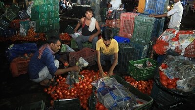 Videos circulating on social media depicted thick plumes of smoke rising from the market, causing fear and anxiety among the local residents.&nbsp; (HT Photo)