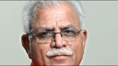 Haryana chief minister (CM) Manohar Lal Khattar on Saturday evening kicked-off his two-day Jan Samvad programme here. (HT File)