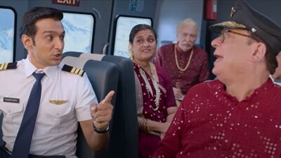 Pratik Gandhi, Supriya Pathak, Anang Desai and Rajeev Mehta in a still from Khichdi 2 teaser. Pratik Gandhi, Supriya Pathak, Anang Desai and Rajeev Mehta in a still from Khichdi 2 teaser.