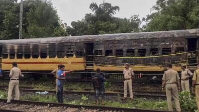 The D1 Coach of Alappuzha-Kannur Executive Express was set on fire on 2nd April, 2023 (File Photo) The D1 Coach of Alappuzha-Kannur Executive Express was set on fire on 2nd April, 2023 (File Photo)