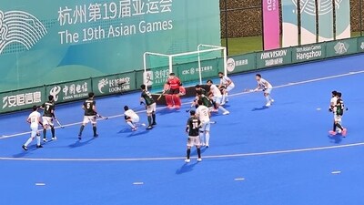 The Indian men's hockey team thrashed Pakistan 10-2 in the Asian Games The Indian men's hockey team thrashed Pakistan 10-2 in the Asian Games