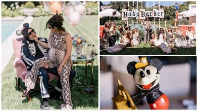 Kourtney Kardashian has shared more pics from her baby shower. Kourtney Kardashian has shared more pics from her baby shower.