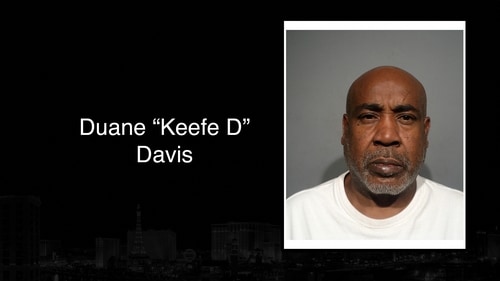 Duane "Keffe D" Davis, who was charged with one count of murder with a deadly weapon for his alleged role in leading a group of men to kill hip-hop star Tupac Shakur in a 1996 drive-by shooting near the Las Vegas Strip, is shown in a police mugshot released by the Las Vegas Metropolitan Police Department on September 29, 2023.  Las Vegas Metropolitan Police Department/Handout via REUTERS  THIS IMAGE HAS BEEN SUPPLIED BY A THIRD PARTY. (via REUTERS)