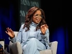 NEW YORK, NEW YORK - SEPTEMBER 12: Oprah Winfrey with George Stephanopoulos and Arthur C. Brooks discuss "Build The Life You Want" at The 92nd Street Y, New York on September 12, 2023 in New York City.   Roy Rochlin/Getty Images/AFP (Photo by Roy Rochlin / GETTY IMAGES NORTH AMERICA / Getty Images via AFP)