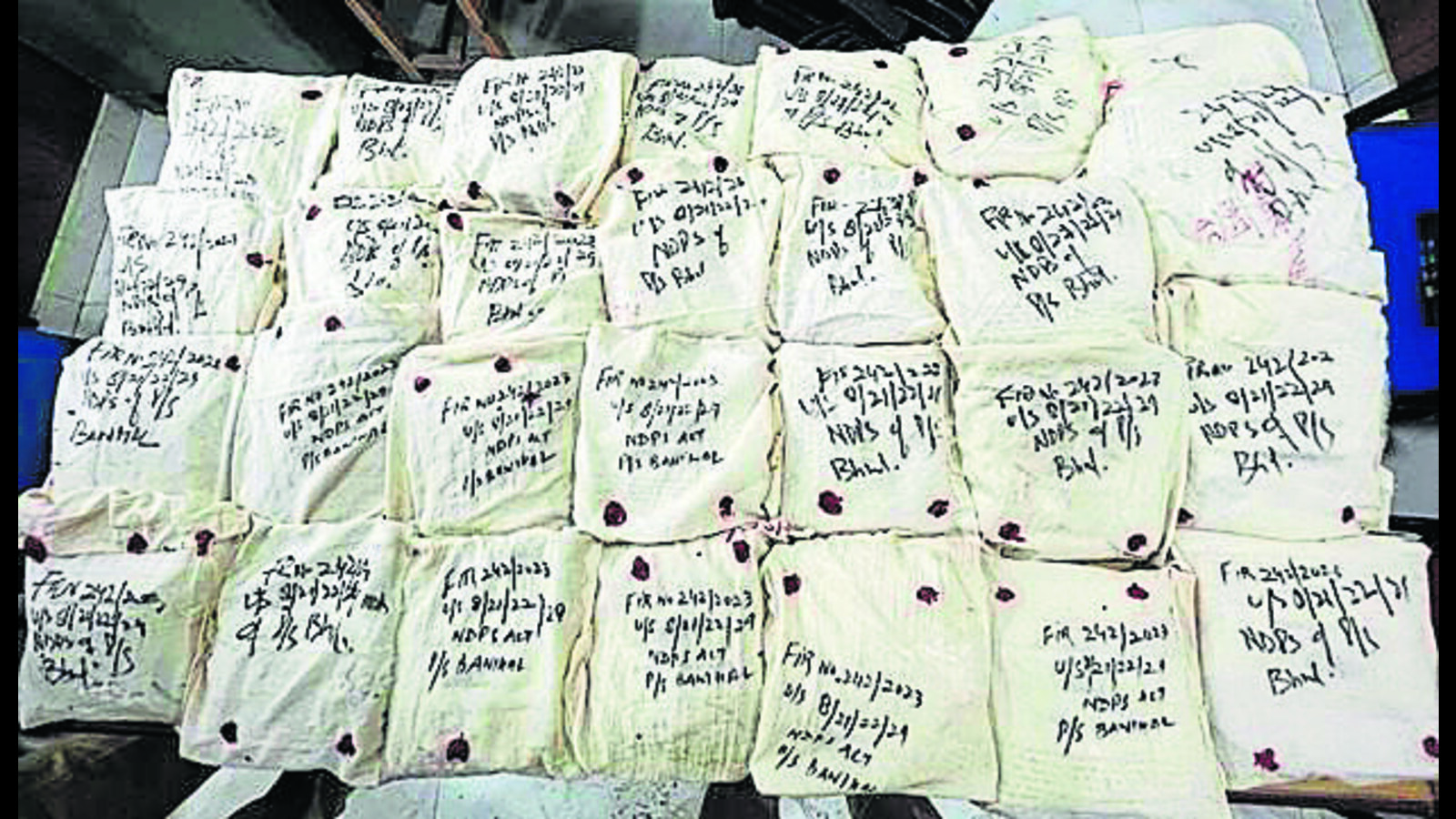 Narco-terror module busted in Ramban, 2 Punjab men held with 30 kg cocaine - Vimarsana News