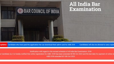 Bar Council of India extends AIBE XVIII application deadline to October 9 Bar Council of India extends AIBE XVIII application deadline to October 9
