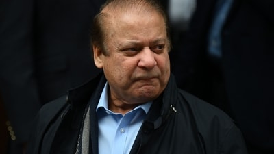Pakistan's former prime minister Nawaz Sharif, brother of former prime minister Shehbaz Sharif, is seen. (AFP) Pakistan's former prime minister Nawaz Sharif, brother of former prime minister Shehbaz Sharif, is seen. (AFP)