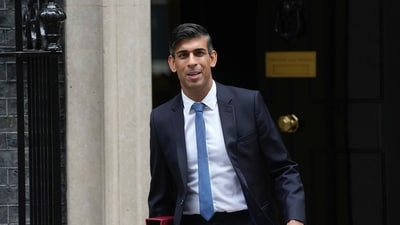 Russia-Ukraine War: Britain's Prime Minister Rishi Sunak at 10 Downing Street in London. (AP) Russia-Ukraine War: Britain's Prime Minister Rishi Sunak at 10 Downing Street in London. (AP)