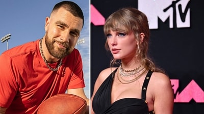 Taylor Swift and Travis Kelce taking it slow, and are in the "super, super early days" of getting to know each other (killatrav/Instagram, photo by ANGELA WEISS / AFP)