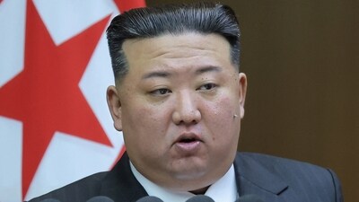 North Korean leader Kim Jong-un speaks during the 9th Session of the 14th Supreme People's Assembly of the Democratic People's Republic of Korea, in Pyongyang. (Reuters)