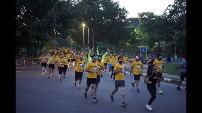Over 2,000 runners from the across the country participated in different distances in the run that started from the Capitol Complex in Sector 1, Chandigarh. (HT Photo) Over 2,000 runners from the across the country participated in different distances in the run that started from the Capitol Complex in Sector 1, Chandigarh. (HT Photo)