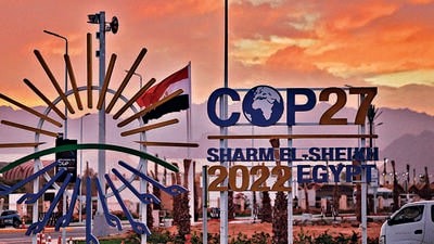 The summit last year in Egypt’s Sharm El Sheikh ended with a decision to create a loss and damage fund. (AFP) The summit last year in Egypt’s Sharm El Sheikh ended with a decision to create a loss and damage fund. (AFP)