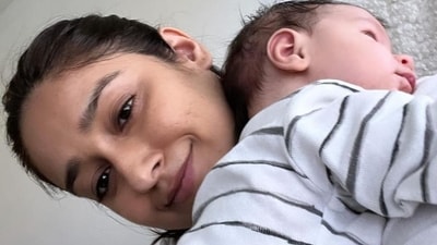 Ileana D'Cruz shared a sweet picture with her son on Instagram. Ileana D'Cruz shared a sweet picture with her son on Instagram.