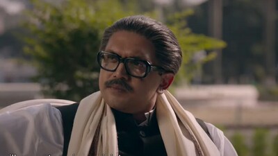 Arifin Shuvoo as Mujibur Rahman in a still from Mujib The Making of a Nation trailer. Arifin Shuvoo as Mujibur Rahman in a still from Mujib The Making of a Nation trailer.