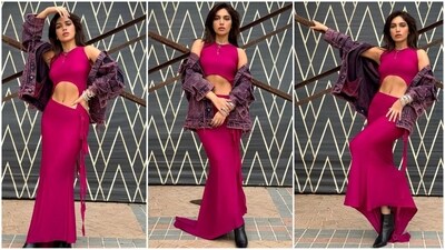 Bhumi Pednekar channels her inner pari with a glam twist in pink cut-out dress (Instagram/@bhumipednekar) Bhumi Pednekar channels her inner pari with a glam twist in pink cut-out dress (Instagram/@bhumipednekar)