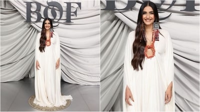 Sonam Kapoor turns heads in glamorous Valentino white gown at BoF 500 Gala (Instagram/@sonamkapoor) Sonam Kapoor turns heads in glamorous Valentino white gown at BoF 500 Gala (Instagram/@sonamkapoor)