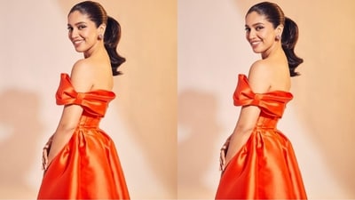 Assisted by hairstylist Sanky Evrus, Bhumi styled her lush locks into soft curls and tied them into a neat ponytail that perfectly complemented her chic look. (Instagram/@bhumipednekar) Assisted by hairstylist Sanky Evrus, Bhumi styled her lush locks into soft curls and tied them into a neat ponytail that perfectly complemented her chic look. (Instagram/@bhumipednekar)