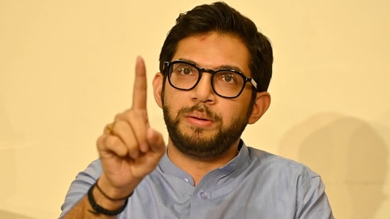 Shiv Sena (UBT) leader Aaditya Thackeray (HT Photo/Vijay Bate)