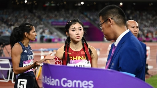 Wu Yanni of China, the other favourite to win gold in the race apart form Yarraji, had gotten off to a false start and Yarraji was among those who went off right after her. However both athletes ended up being shown the disqualification paddle. After lengthy discussions, both were allowed to compete and Wu had originally finished second. However, she was then disqualified and Yarraji's medal was upgraded.&nbsp;(REUTERS)