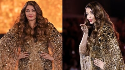 Aishwarya Rai at the Paris Fashion Week.