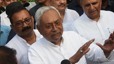 Bihar chief minister Nitish Kumar said the government will take all communities along. Bihar chief minister Nitish Kumar said the government will take all communities along.