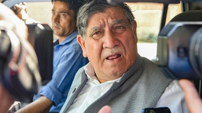 National Conference Member of Parliament from Baramulla Akbar Lone, who is one of the petitioners on Article 370 case in SC, will file affidavit as required by the Chief Justice of India. “Whatever the directions of the Supreme Court are, they will be fulfilled in toto. The affidavit, as required by the chief justice, will be filed in the court before end of proceedings tomorrow,” said former chief minister and National Conference vice-president Omar Abdullah. (PTI) National Conference Member of Parliament from Baramulla Akbar Lone, who is one of the petitioners on Article 370 case in SC, will file affidavit as required by the Chief Justice of India. “Whatever the directions of the Supreme Court are, they will be fulfilled in toto. The affidavit, as required by the chief justice, will be filed in the court before end of proceedings tomorrow,” said former chief minister and National Conference vice-president Omar Abdullah. (PTI)