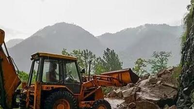 The Nainital administration is erecting a wall of “geo bags” , bags that are filled with granular material, to check landslides. (PTI) The Nainital administration is erecting a wall of “geo bags” , bags that are filled with granular material, to check landslides. (PTI)
