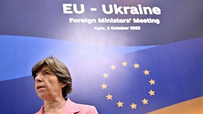Russia-Ukraine War: Minister for Europe and Foreign Affairs Catherine Colonna in Kyiv. (AFP)