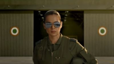 Tejas teaser: Kangana Ranaut will be seen playing a pilot in her upcoming film. Tejas teaser: Kangana Ranaut will be seen playing a pilot in her upcoming film.