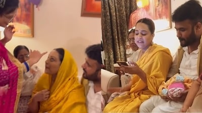 Swara Bhasker and Fahad Ahmed are yet to reveal the face of their baby. Swara Bhasker and Fahad Ahmed are yet to reveal the face of their baby.