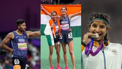 Tejaswin Shankar is at the top of the standings in decathlon, Parul Chaudhary and Priti won silver and bronze and Ancy Sojan won silver in women's long jump. Tejaswin Shankar is at the top of the standings in decathlon, Parul Chaudhary and Priti won silver and bronze and Ancy Sojan won silver in women's long jump.