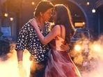 Shah Rukh Khan and Nayanthara in a still from Jawan. Shah Rukh Khan and Nayanthara in a still from Jawan.