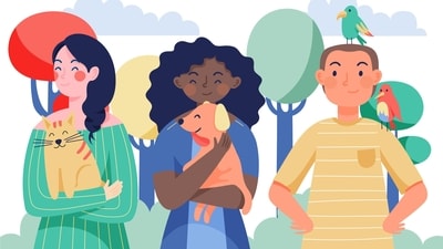 Every year, World Animal Day is celebrated across the world on October 4. (Freepik) Every year, World Animal Day is celebrated across the world on October 4. (Freepik)