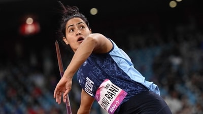 Annu Rani competes in the women's javelin throw final during the 2022 Asian Games (AFP) Annu Rani competes in the women's javelin throw final during the 2022 Asian Games (AFP)