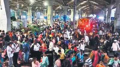 CR authorities renumbered the Panvel station platforms—whereas the old platforms were 1, 2, 3 and 4, the new order was platforms 3, 2, and 1 while one platform was being dismantled. CR informed people about this change only after 5 pm on its social media account even as people suffered the consequences of the confusion right from morning. Manaspure, however, said that announcements about this were constantly on at Panvel station and indicators were displayed at Panvel accordingly (HT PHOTO) CR authorities renumbered the Panvel station platforms—whereas the old platforms were 1, 2, 3 and 4, the new order was platforms 3, 2, and 1 while one platform was being dismantled. CR informed people about this change only after 5 pm on its social media account even as people suffered the consequences of the confusion right from morning. Manaspure, however, said that announcements about this were constantly on at Panvel station and indicators were displayed at Panvel accordingly (HT PHOTO)