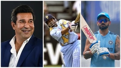 Wasim Akram picked Tendulkar and Kohli in his all-time India-Pakistan ODI XI ahead of the World Cup (Getty Images-AP) Wasim Akram picked Tendulkar and Kohli in his all-time India-Pakistan ODI XI ahead of the World Cup (Getty Images-AP)