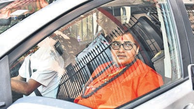During the hearing, Thakur, who was asked to sit in the witness box, was seen uncomfortable when the court asked her about the injuries sustained by the victims of the blast and the survivors. The BJP leader could not bear it and became emotional. The court had to pause the hearing for a while for Thakur to take a break (Bhushan Koyande/HT Photo)