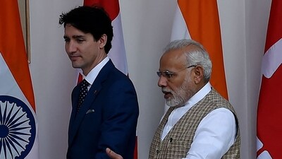 Prime Minister Narendra Modi and his Canadian counterpart Justin Trudeau (AFP) Prime Minister Narendra Modi and his Canadian counterpart Justin Trudeau (AFP)