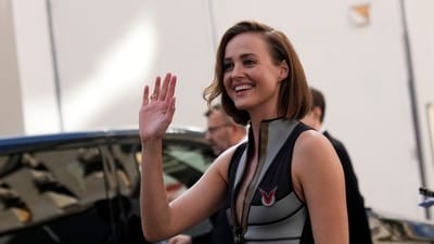 Actress Renate Reinsve arrives to attend the Louis Vuitton Spring/Summer 2024 womenswear fashion collection in Paris. (AP) Actress Renate Reinsve arrives to attend the Louis Vuitton Spring/Summer 2024 womenswear fashion collection in Paris. (AP)
