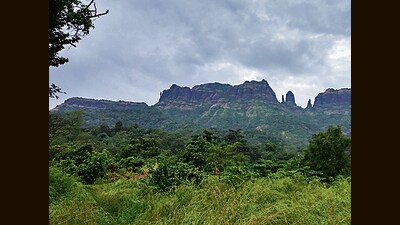 In several documents, four forts are mentioned, namely Mahuli, Palasgad, Bhandardurg and Pratapgad. (HT PHOTO) In several documents, four forts are mentioned, namely Mahuli, Palasgad, Bhandardurg and Pratapgad. (HT PHOTO)