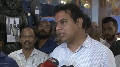BRS working president KT Rama Rao (ANI) BRS working president KT Rama Rao (ANI)